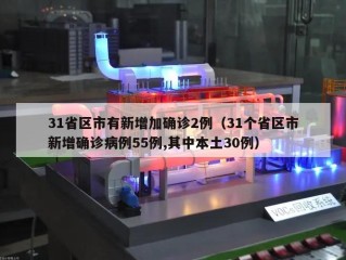 31省区市有新增加确诊2例（31个省区市新增确诊病例55例,其中本土30例）