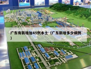 广东有新增加45例本土（广东新增多少病例）