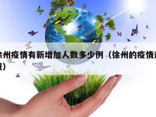 徐州疫情有新增加人数多少例（徐州的疫情通报）
