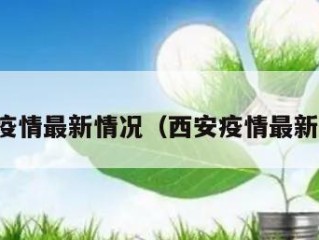 西安疫情最新情况（西安疫情最新动态）